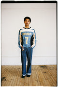 blue footy jersey