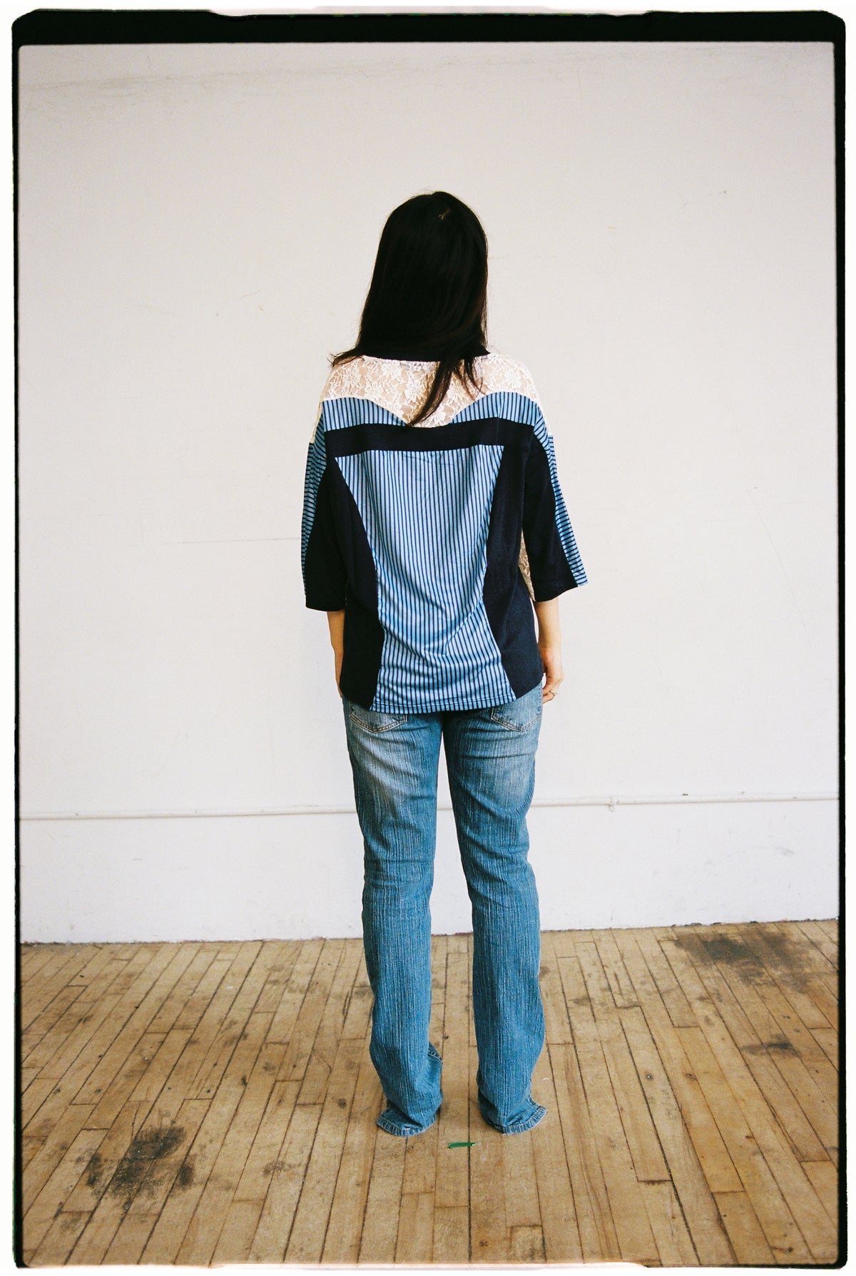 blue footy jersey