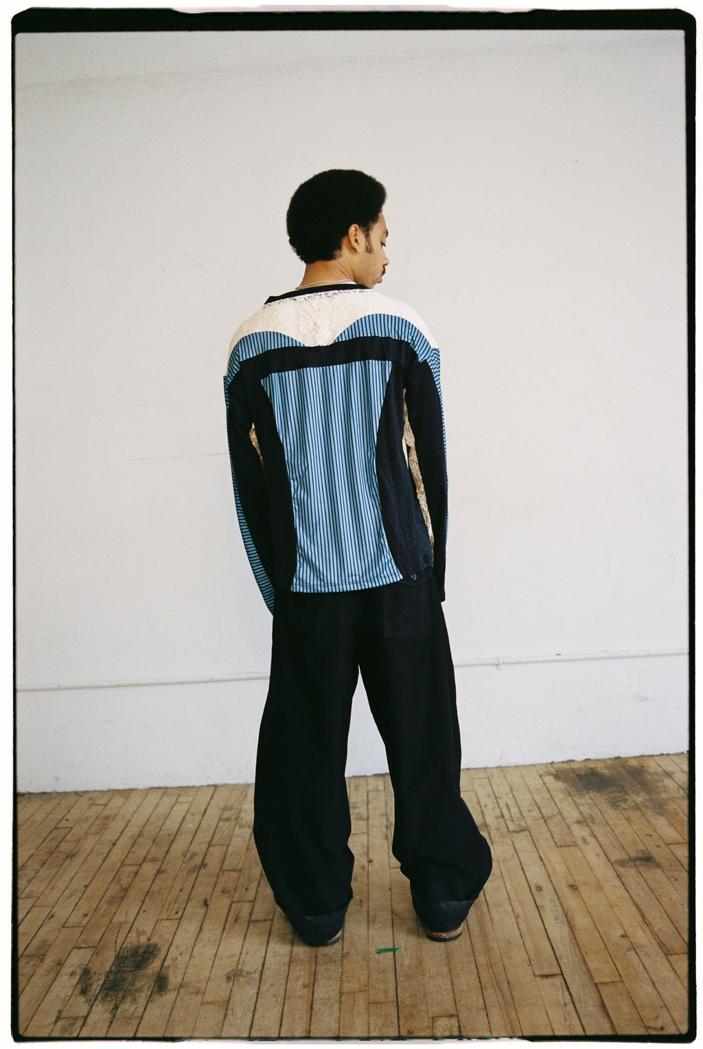 blue footy jersey