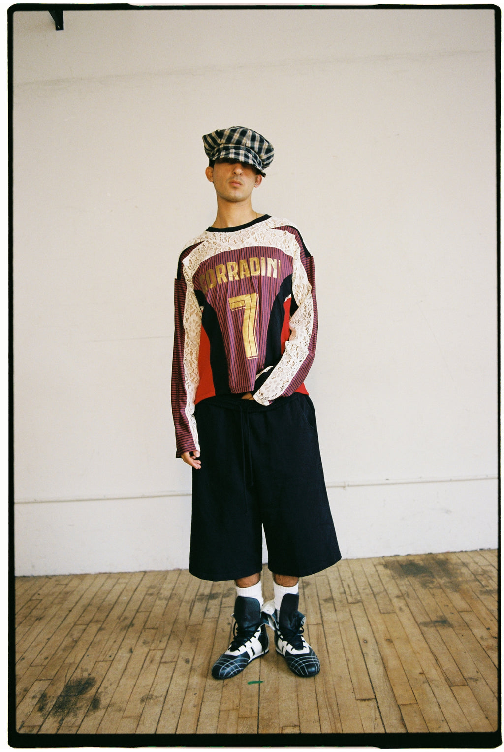 red footy jersey