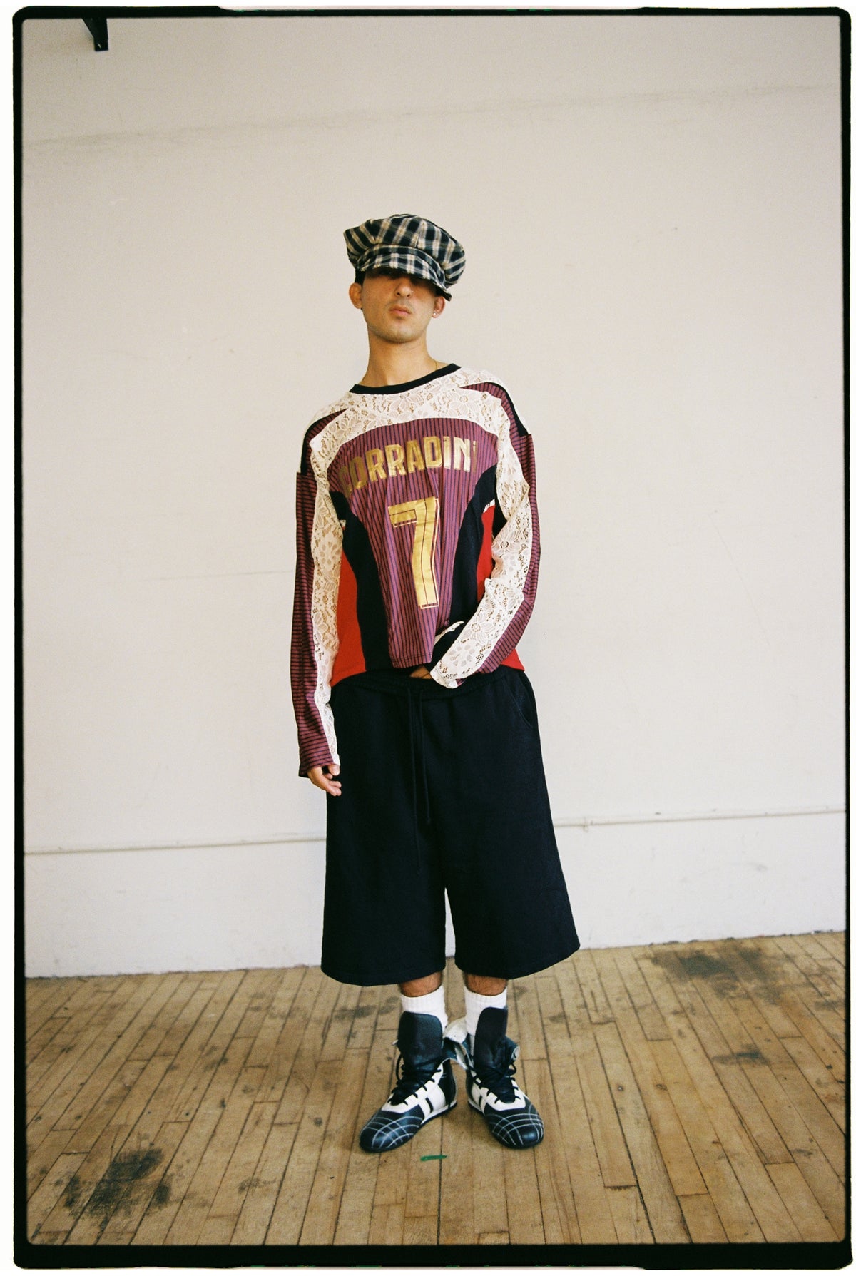 red footy jersey