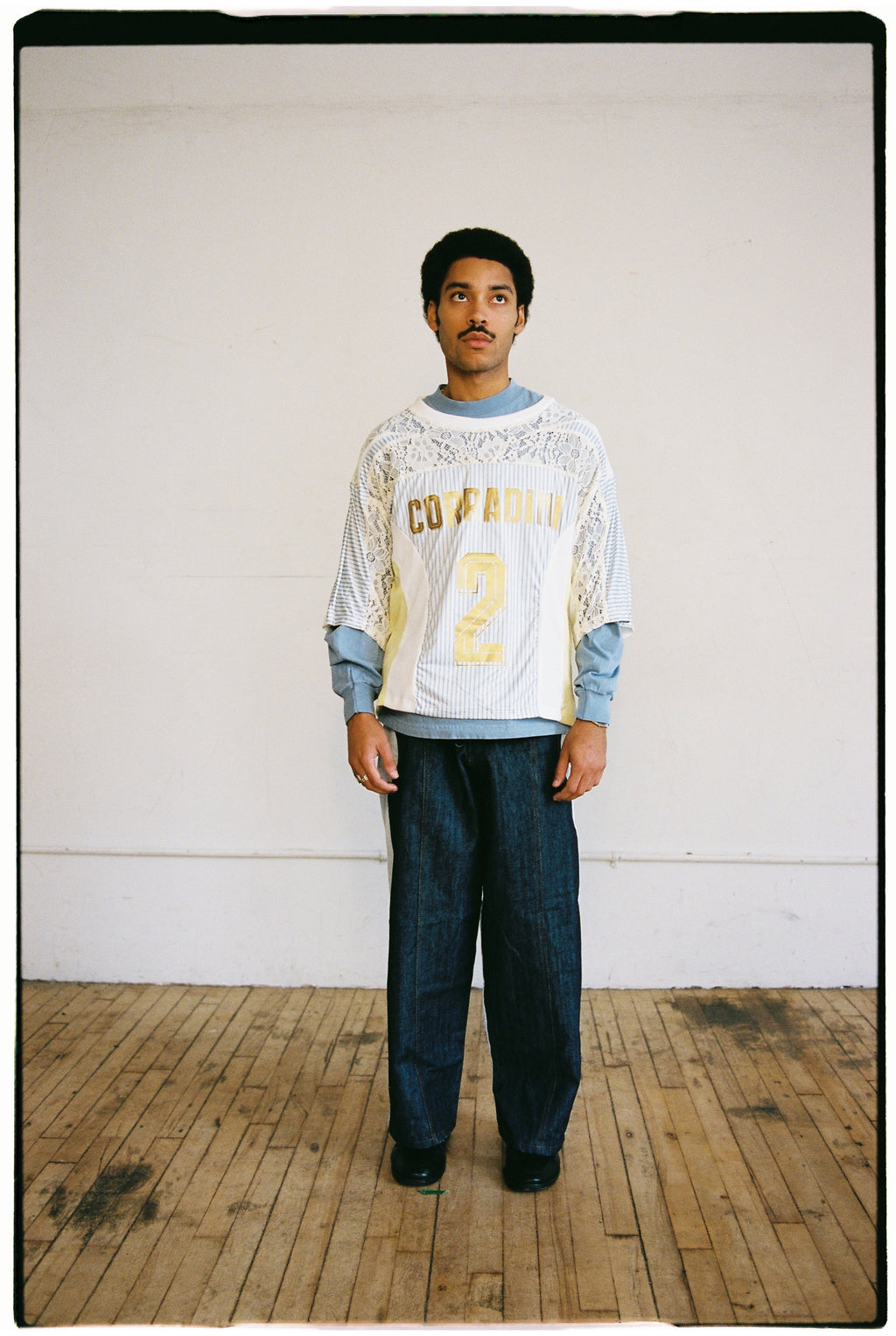 white footy jersey