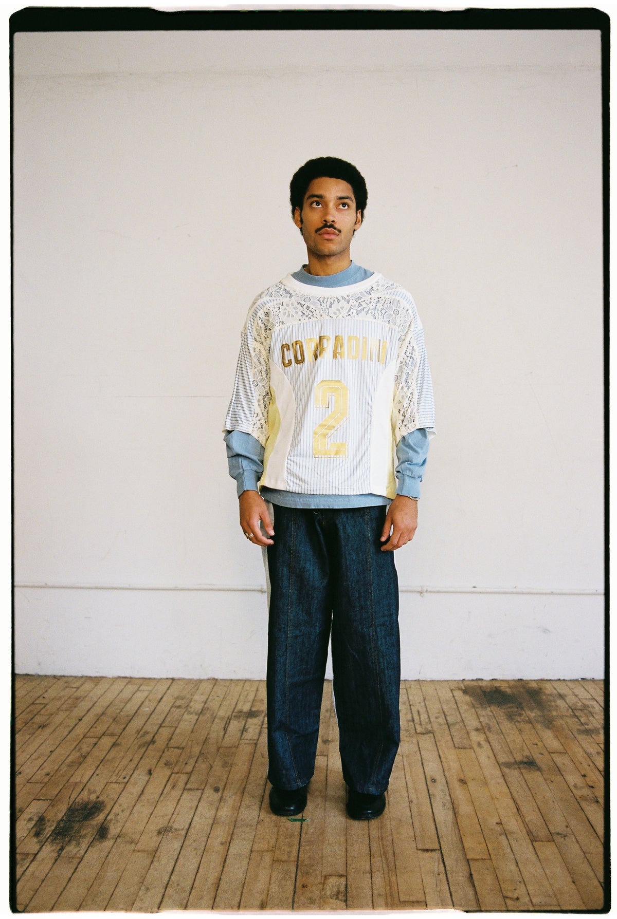 white footy jersey
